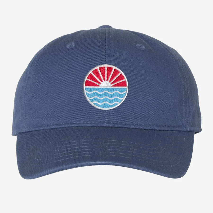 Sun Wave Unstructured Dad Hat