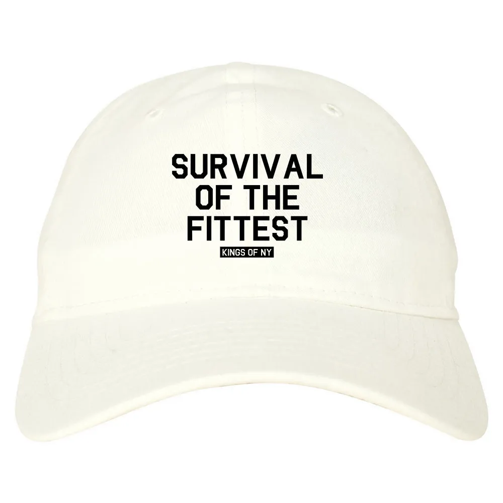 Survival Of The Fittest Mens Dad Hat Baseball Cap