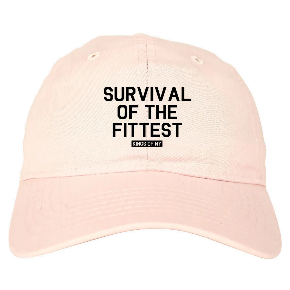 Survival Of The Fittest Mens Dad Hat Baseball Cap