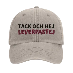 Tack och hej leverpastej - Vintagekeps