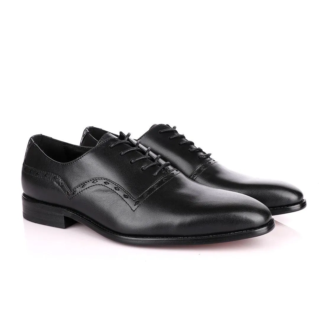 Terry Taylors Oxford Black Lace up Shoe