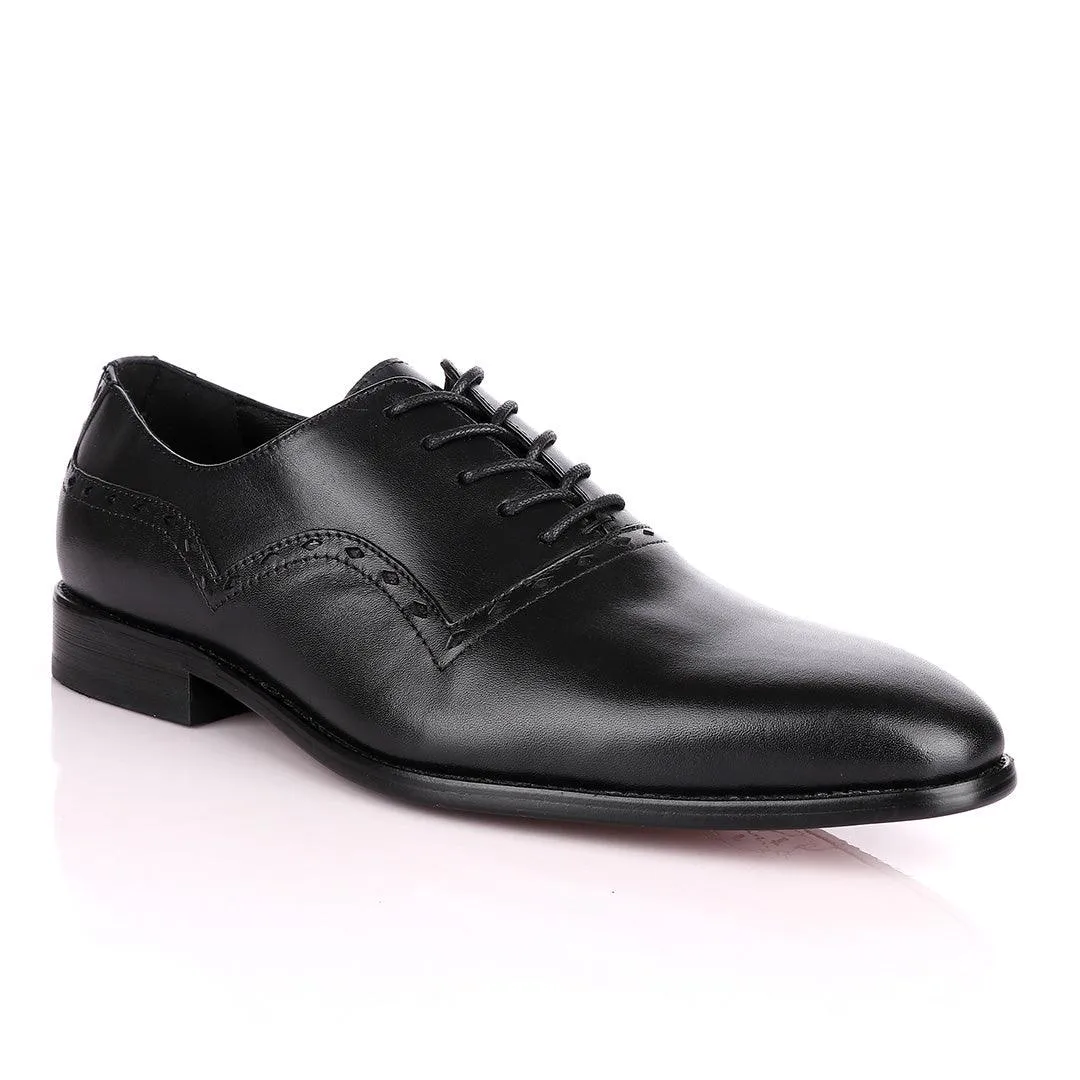 Terry Taylors Oxford Black Lace up Shoe