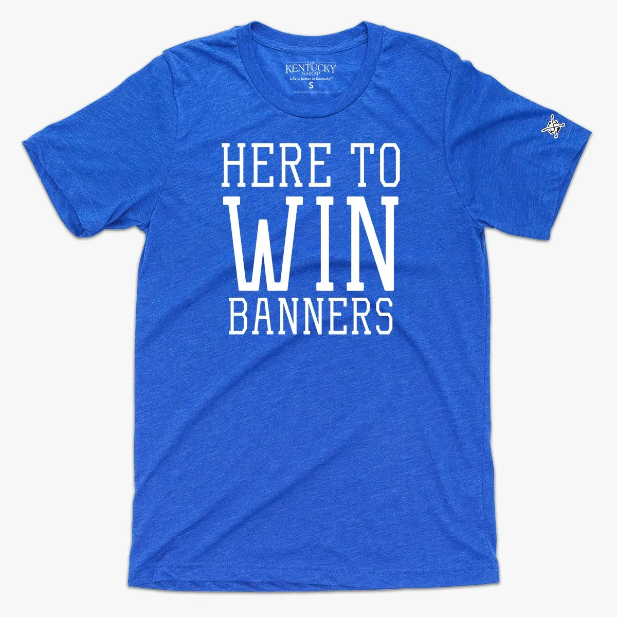 The here to win banners Tee