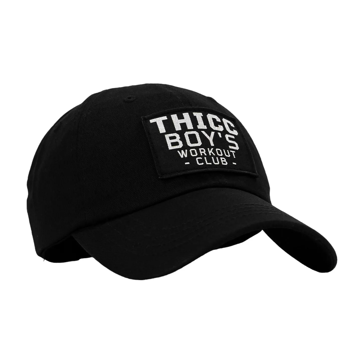 THICC BOYS Workout Club Patch Unstructured Dad Hat