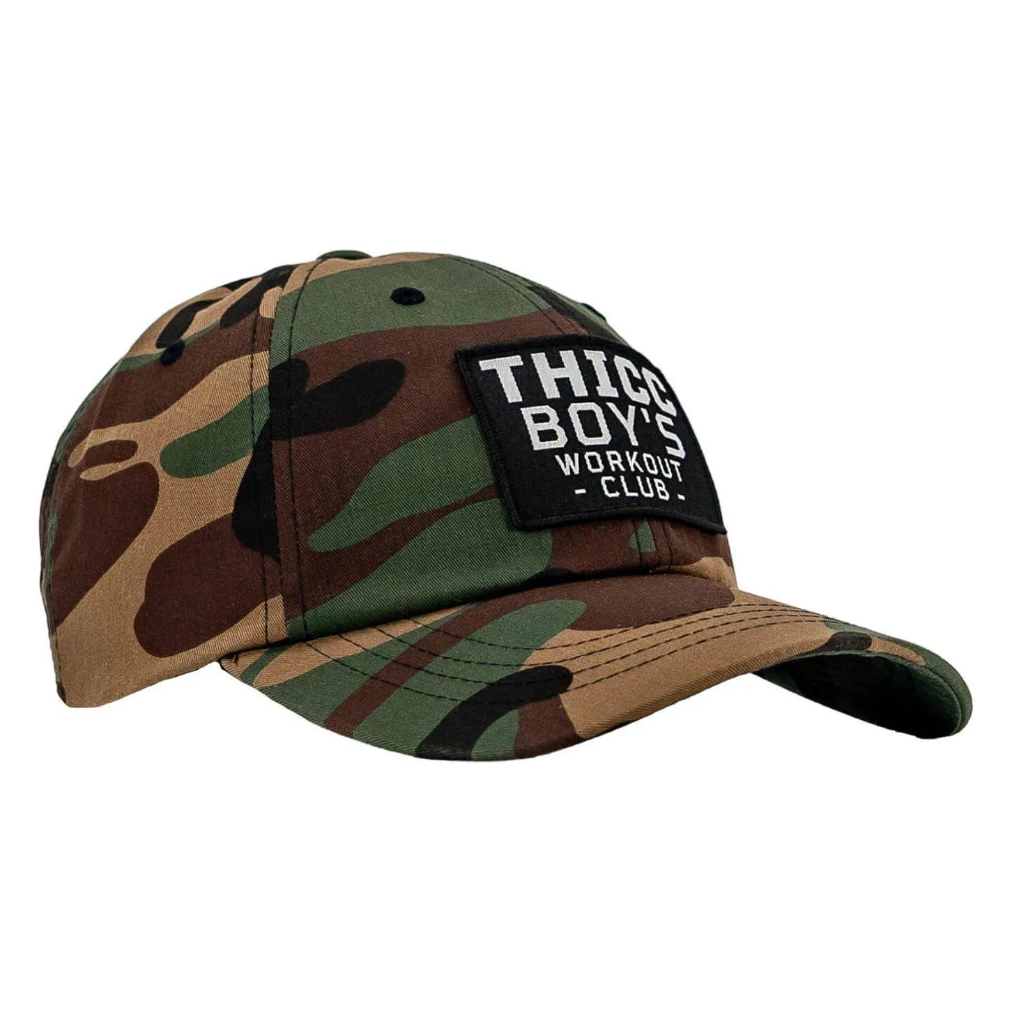 THICC BOYS Workout Club Patch Unstructured Dad Hat