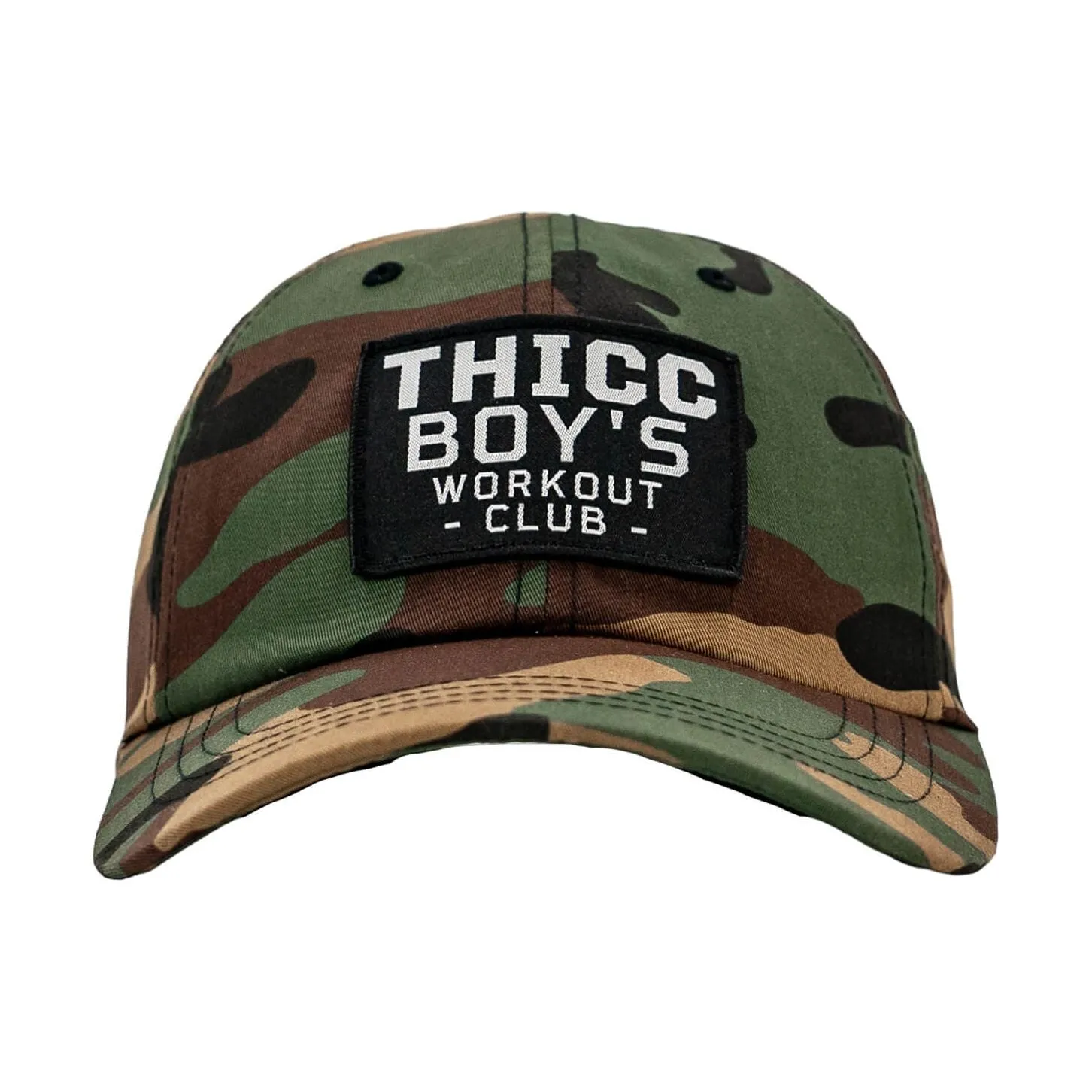 THICC BOYS Workout Club Patch Unstructured Dad Hat