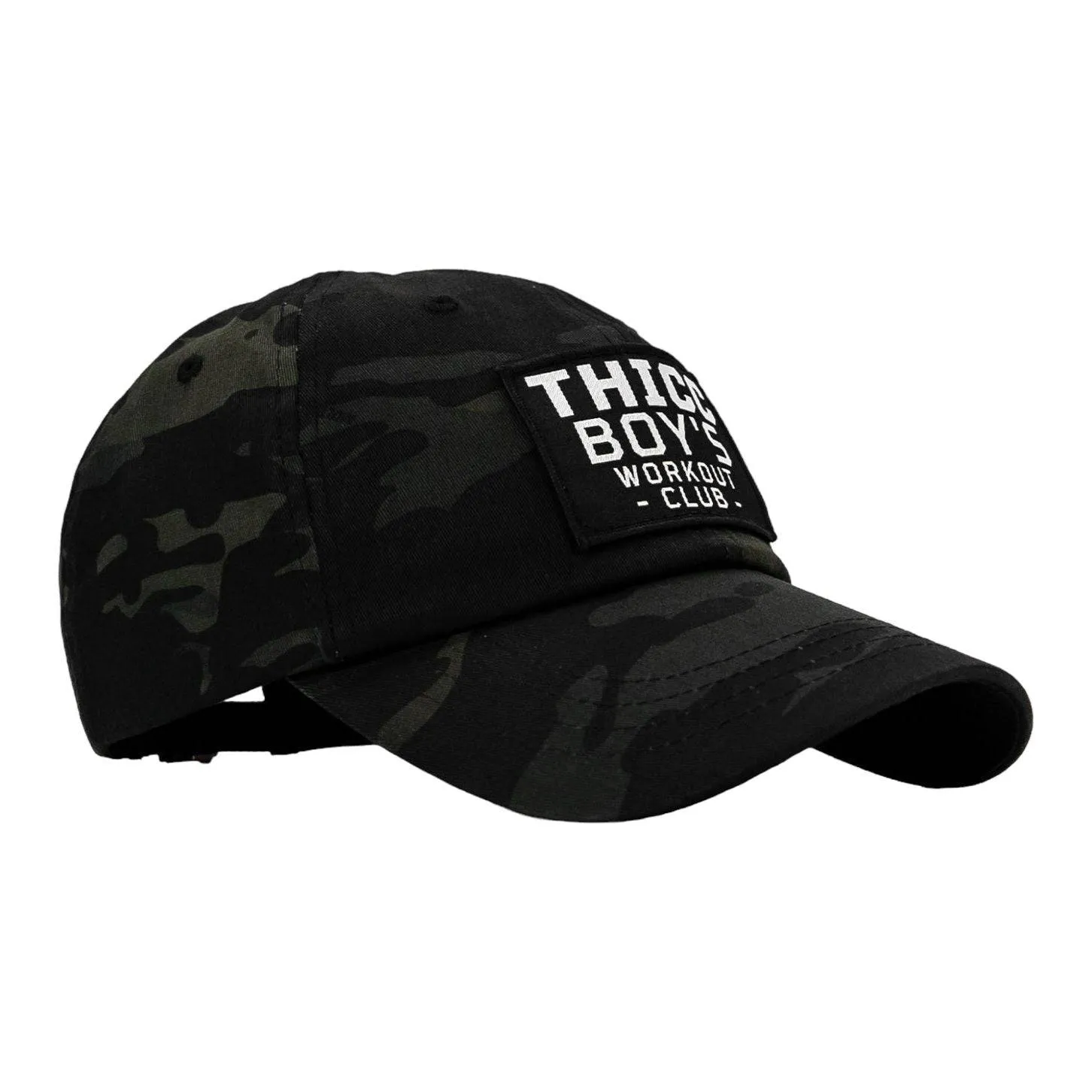 THICC BOYS Workout Club Patch Unstructured Dad Hat