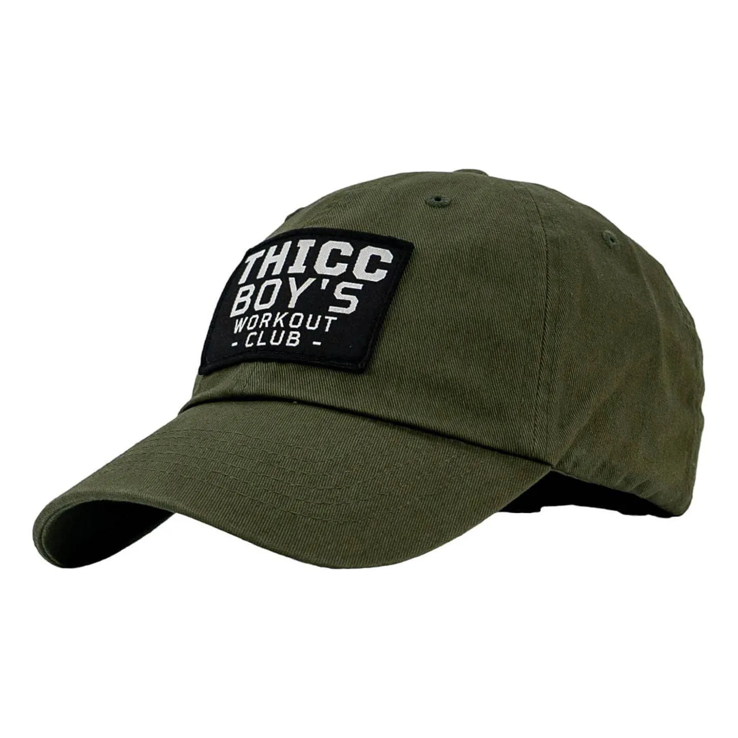 THICC BOYS Workout Club Patch Unstructured Dad Hat