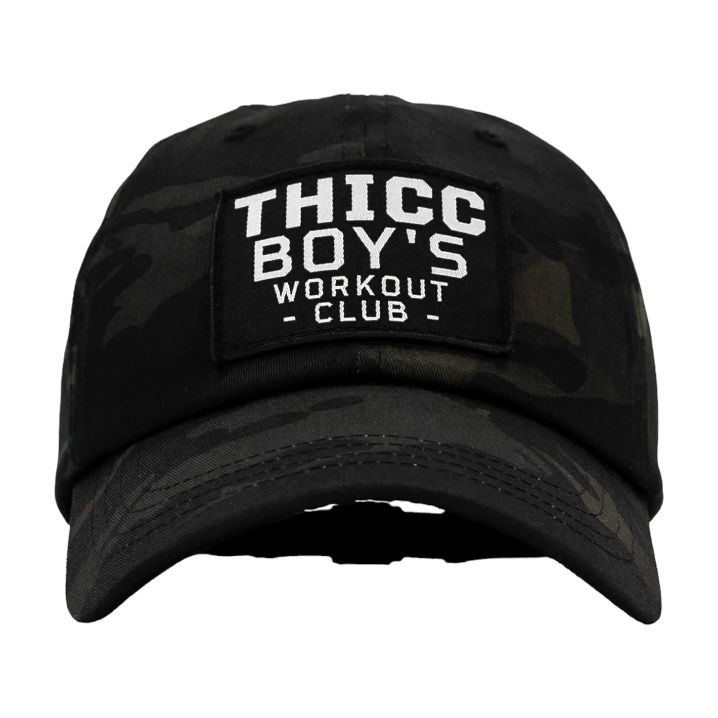 THICC BOYS Workout Club Patch Unstructured Dad Hat