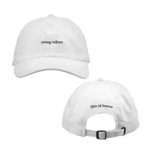 (this) is heaven • Dad Hat • White