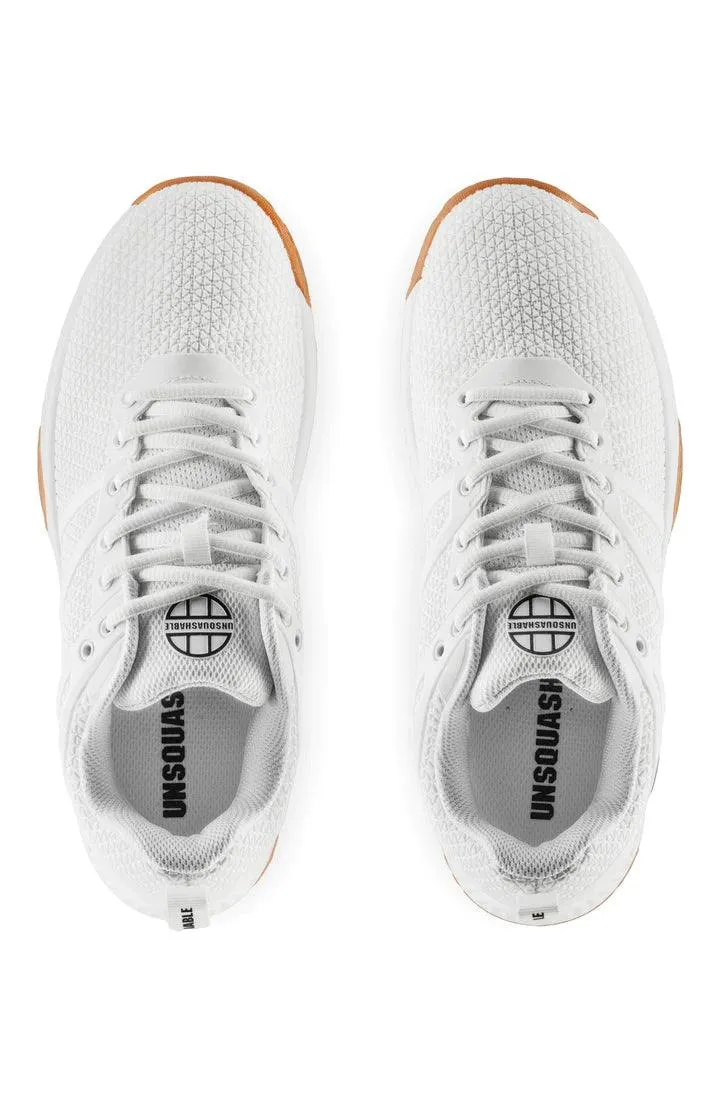 UNSQUASHABLE TOUR-TEC WHITE Squash Shoe