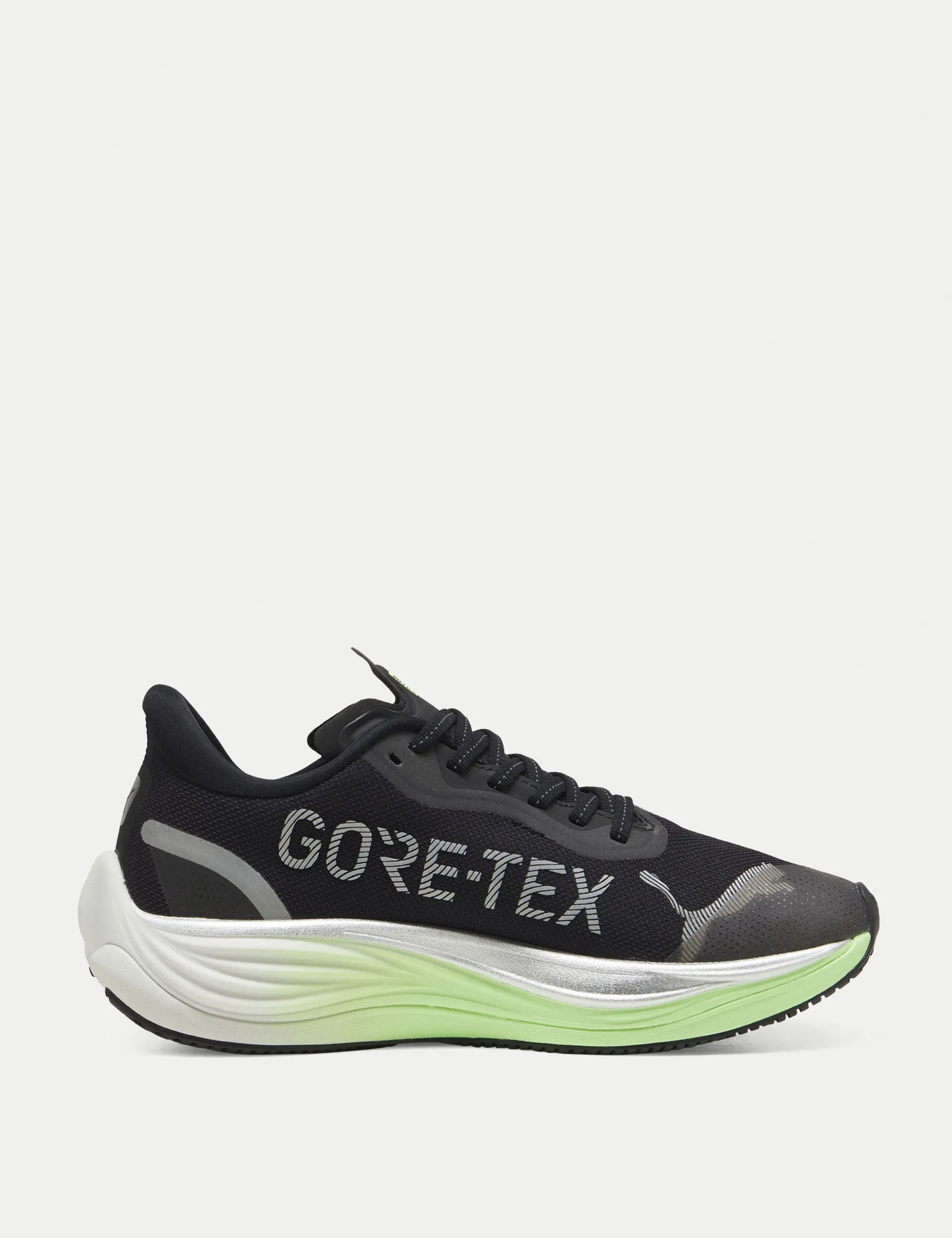 Velocity NITRO 3 GTX Running Shoes - Black/Silver/Fizzy Apple