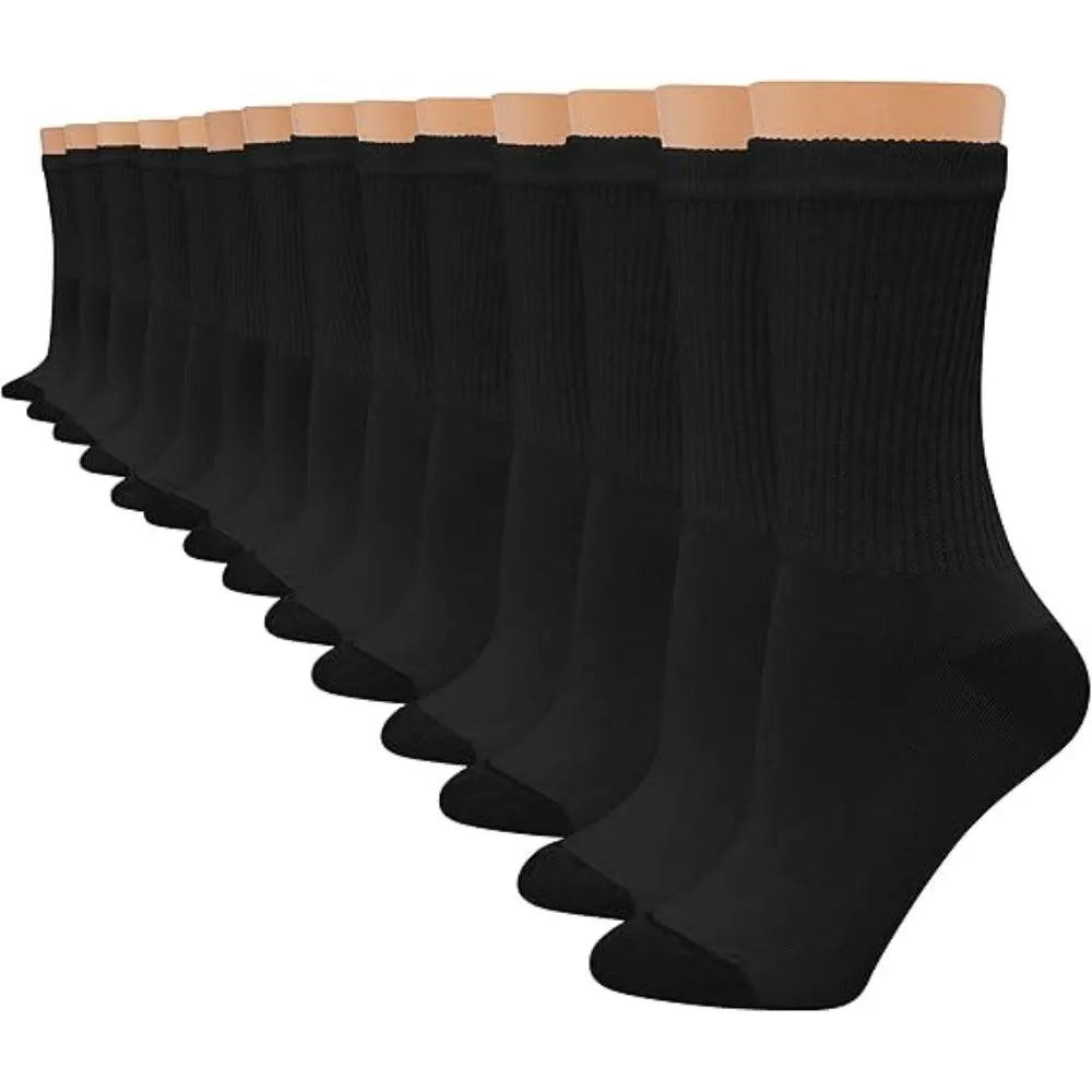 Versatile Crew Cushioned Socks For Daily Wear