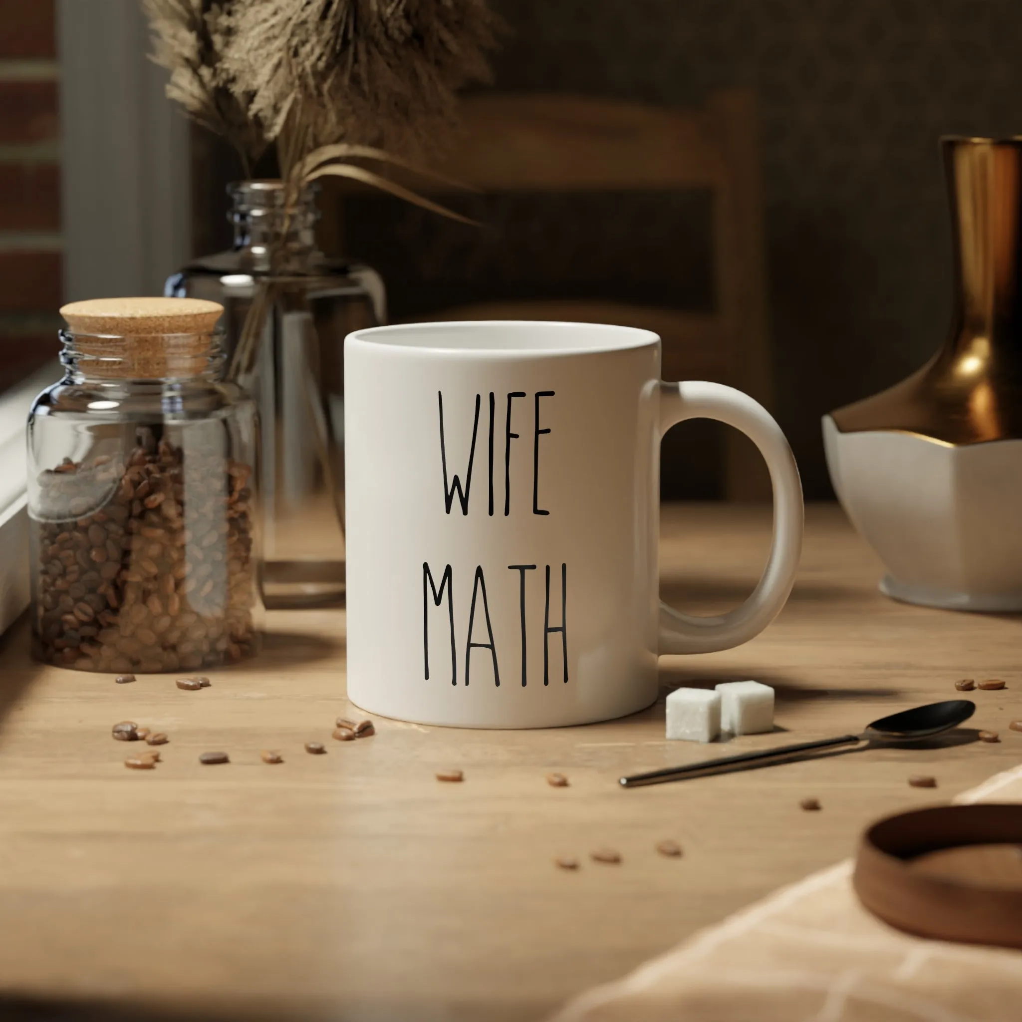 Wife Math Mug, 20oz (White)