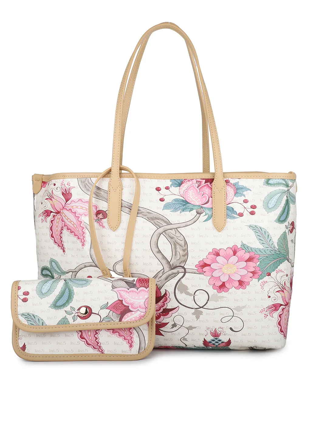 Women White Printed Shoulder Bag