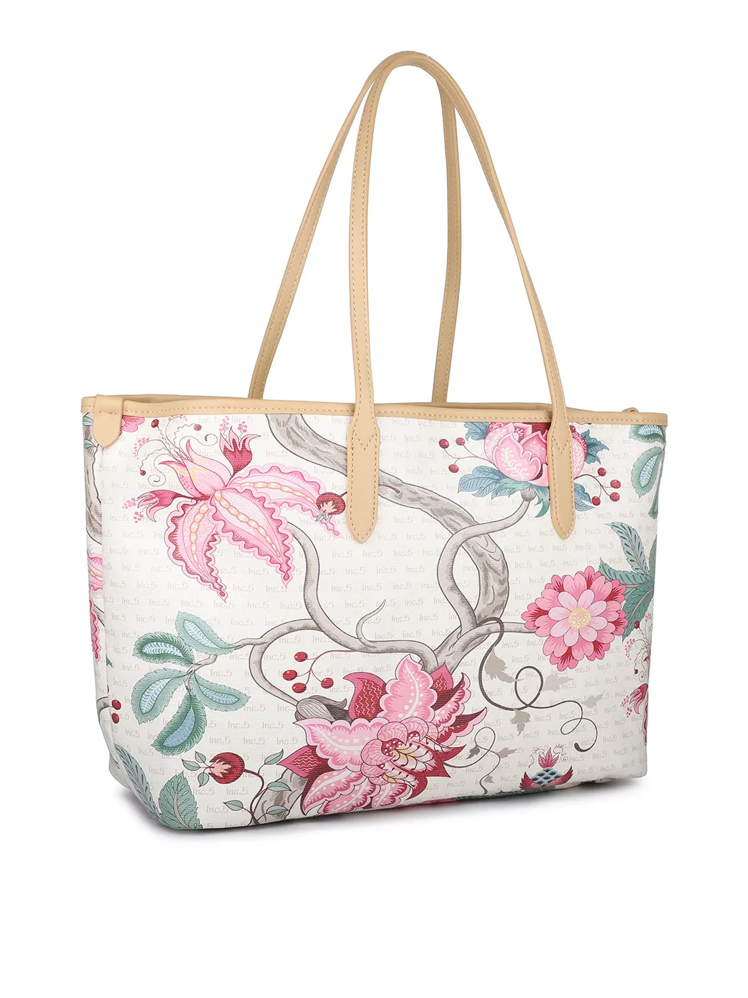 Women White Printed Shoulder Bag