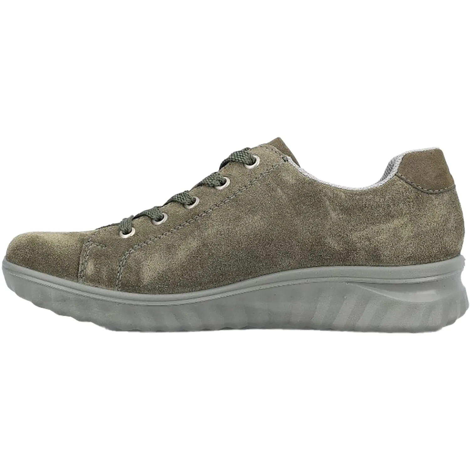 Women's Rieker 59000-54 Khaki/Moor Vegan Suede