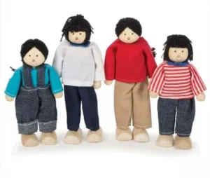 Wooden Doll Set - Multicultural