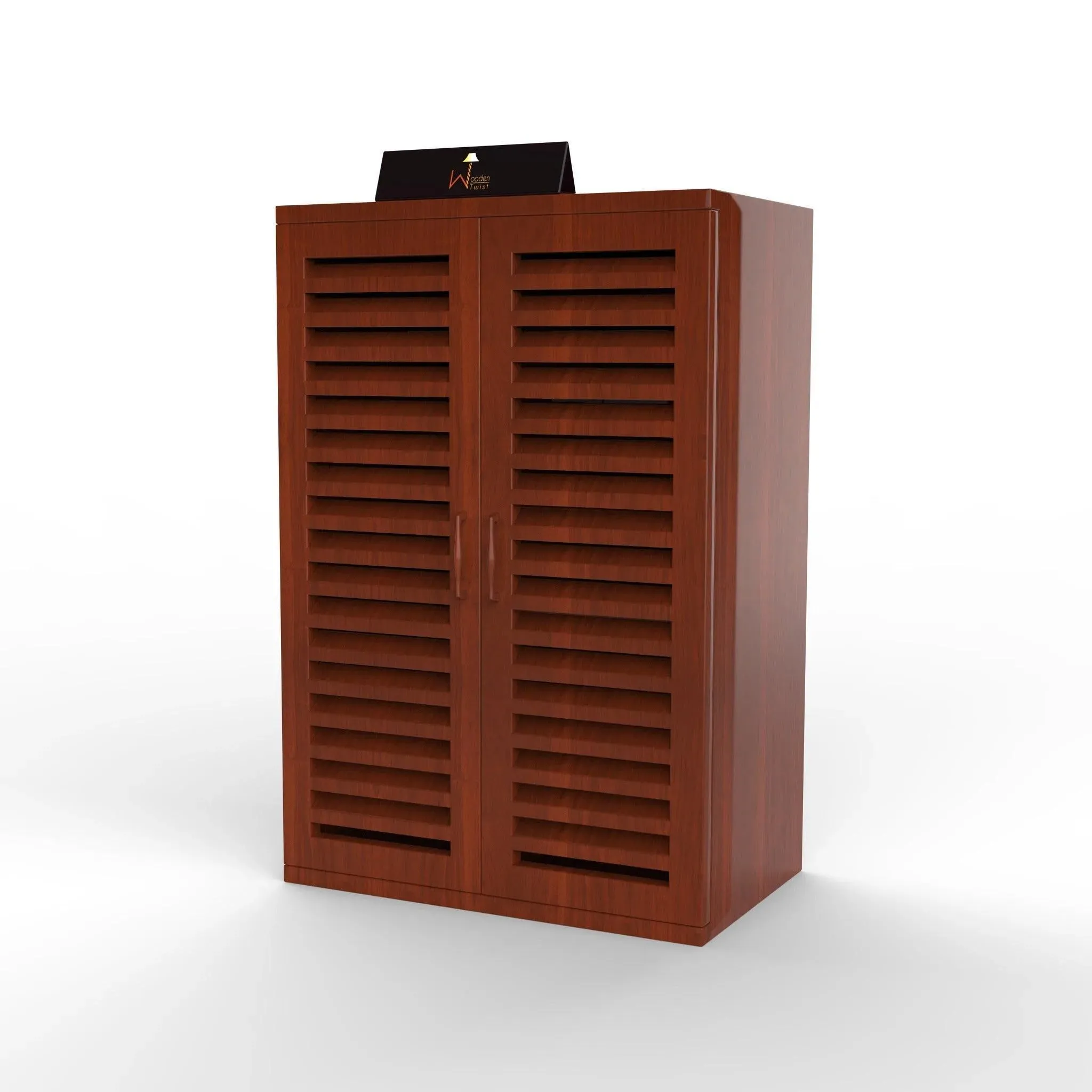 Wooden Shoe Rack Cabinet In Teak Wood